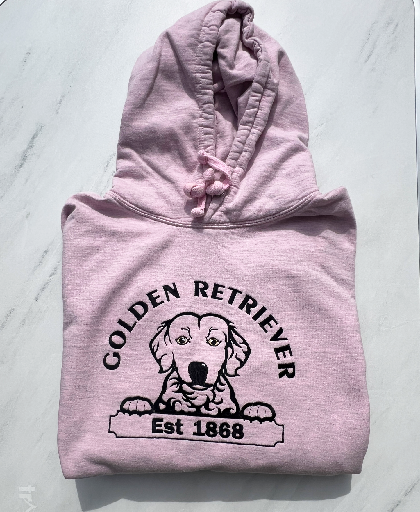 Golden Retriever Hoodie - Pink
