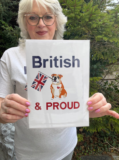 British Bag and Card Gift Set