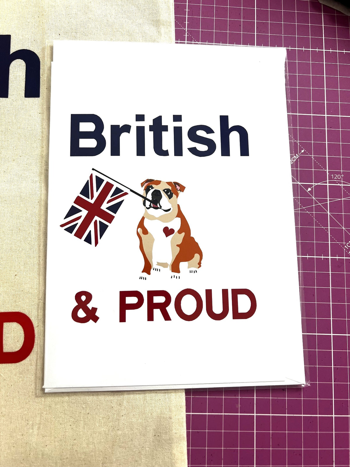 British Bag and Card Gift Set