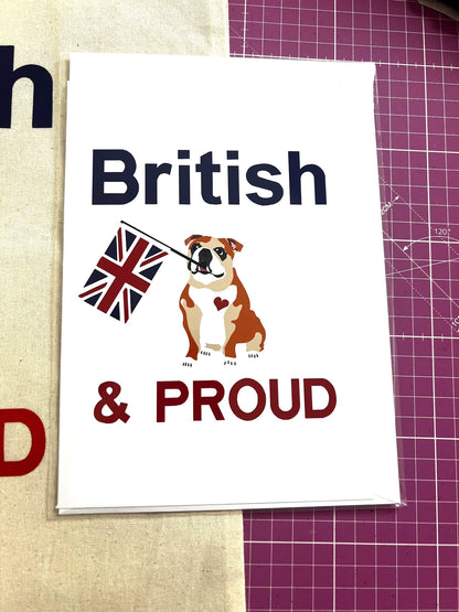 British Bag and Card Gift Set