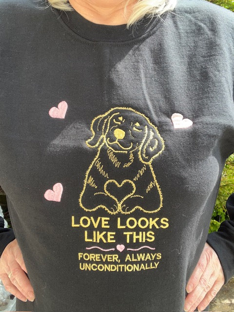 Love looks like this sweatshirt