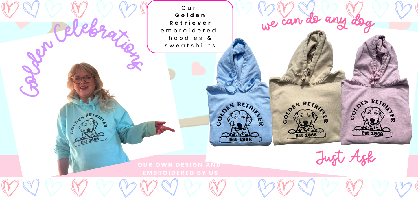 Golden Retriever Hoodie - Fudge