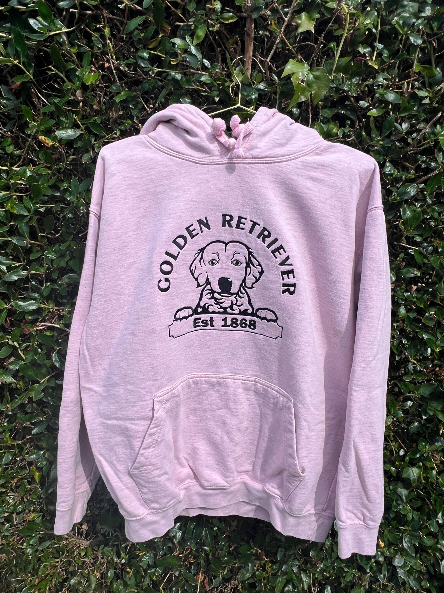 Golden Retriever Hoodie - Pink